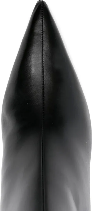 75mm Leather Ankle Boots - Image 4