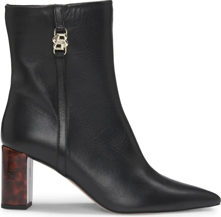75mm Leather Ankle Boots