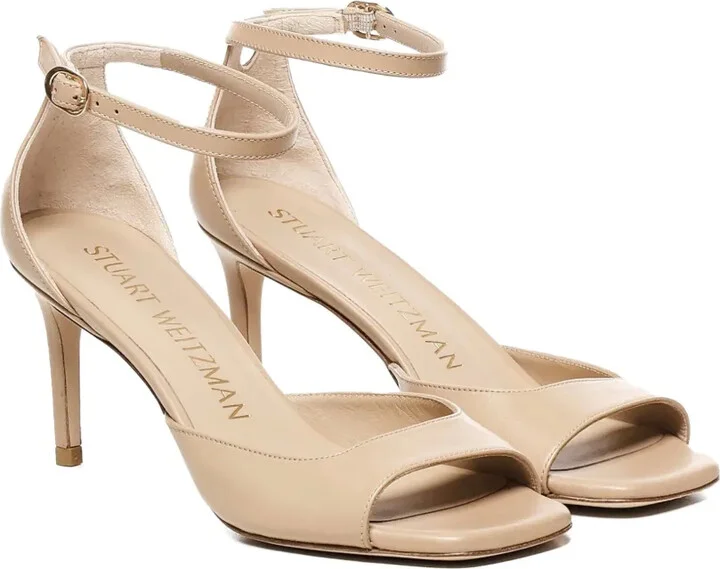 75mm Leather Heeled Sandals - Image 2