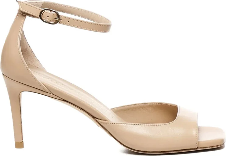 75mm Leather Heeled Sandals