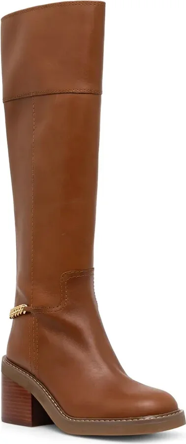 75mm Leather Knee Boots - Image 2