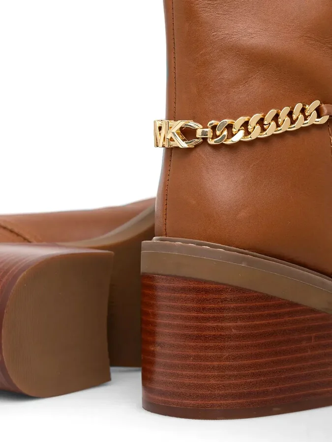 75mm Leather Knee Boots - Image 4