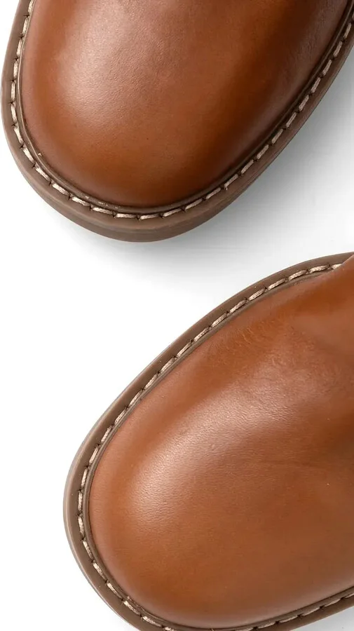 75mm Leather Knee Boots - Image 5