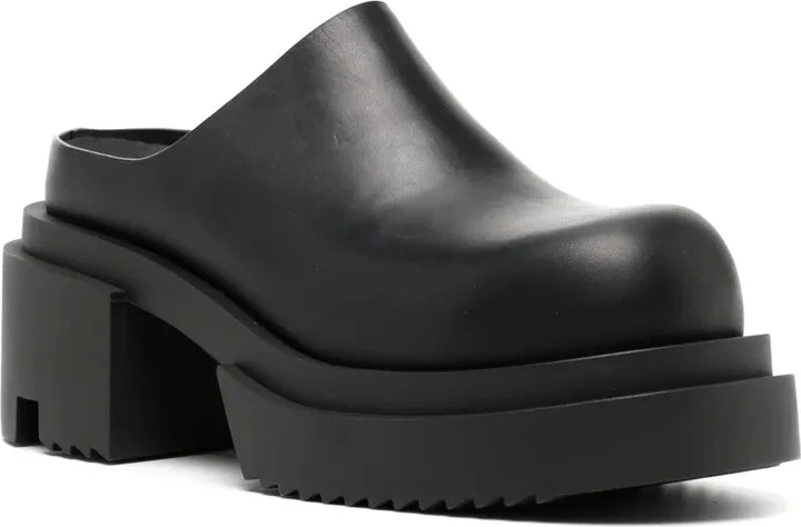 75mm Leather Mules - Image 2