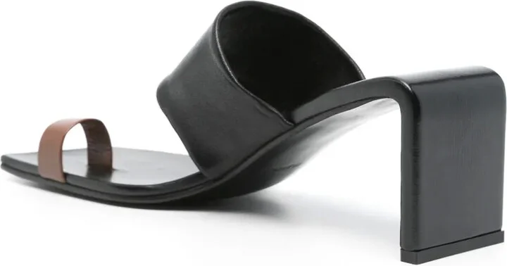 75mm Leather Mules - Image 3
