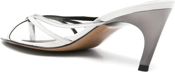 75mm Leather Mules - Image 3