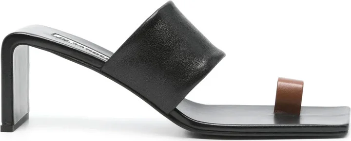 75mm Leather Mules