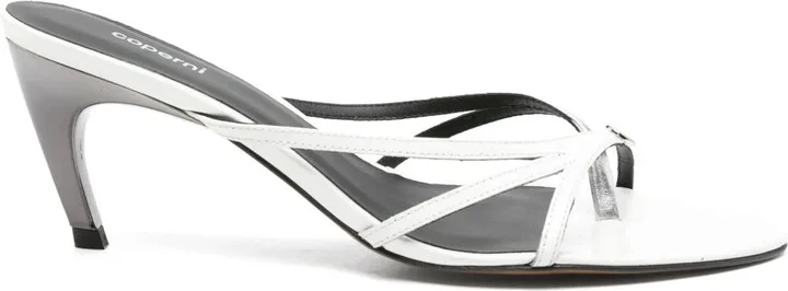 75mm Leather Mules