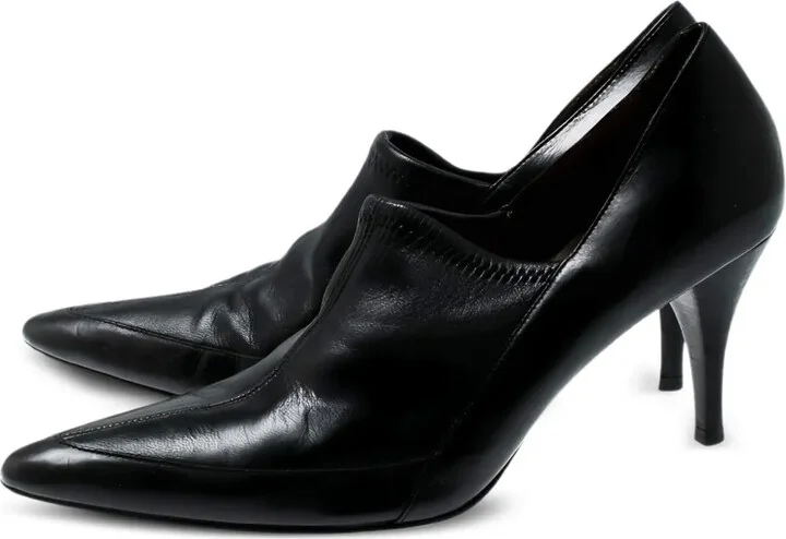 75mm Leather Pointed-Toe Pumps - Image 2