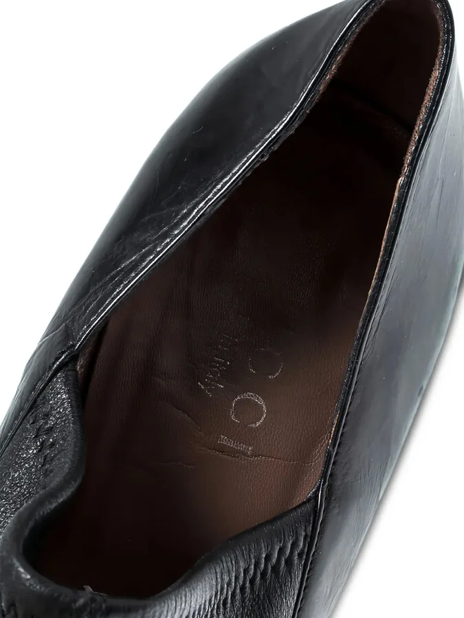 75mm Leather Pointed-Toe Pumps - Image 3