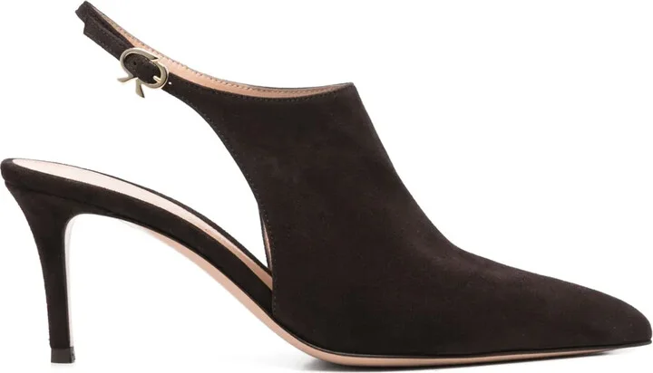 75mm Leather Pumps
