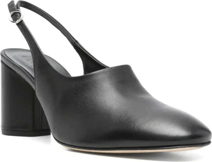 75mm Leather Slingback Pumps - Image 2