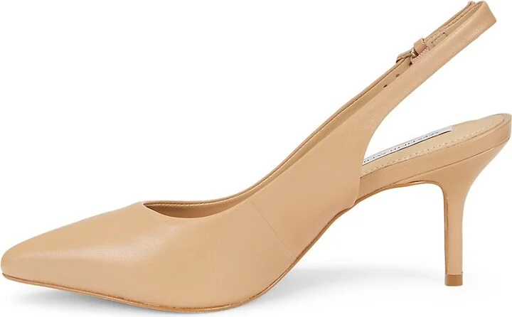 75MM Leather Slingback Pumps - Image 4