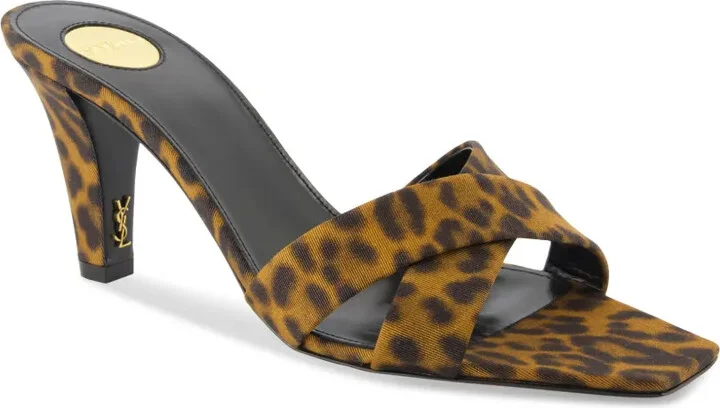 75mm Leopard-Print Sandals - Image 2