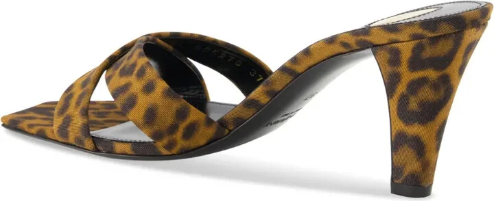 75mm Leopard-Print Sandals - Image 3