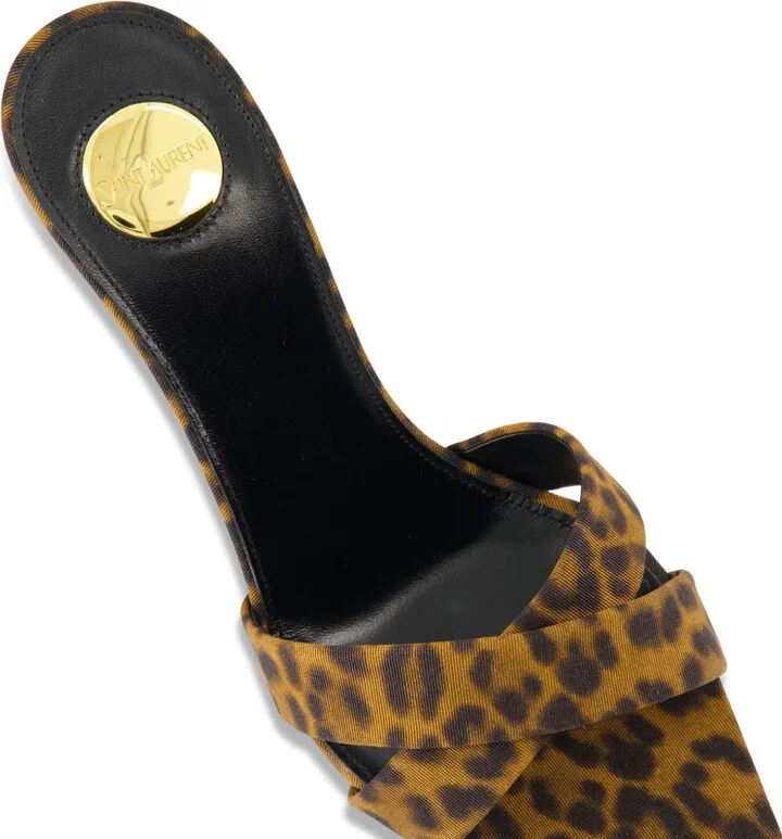 75mm Leopard-Print Sandals - Image 5