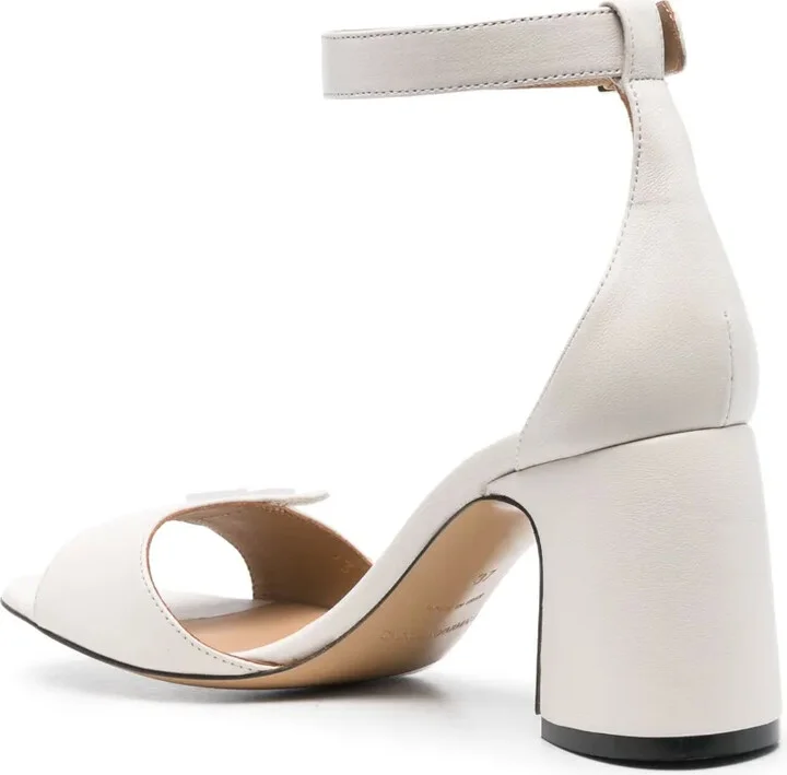 75mm Logo-Plaque Leather Sandals - Image 3