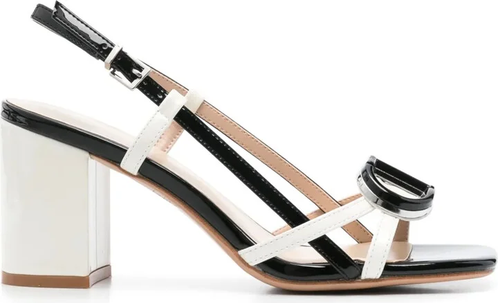 75mm Logo-Plaque Sandals