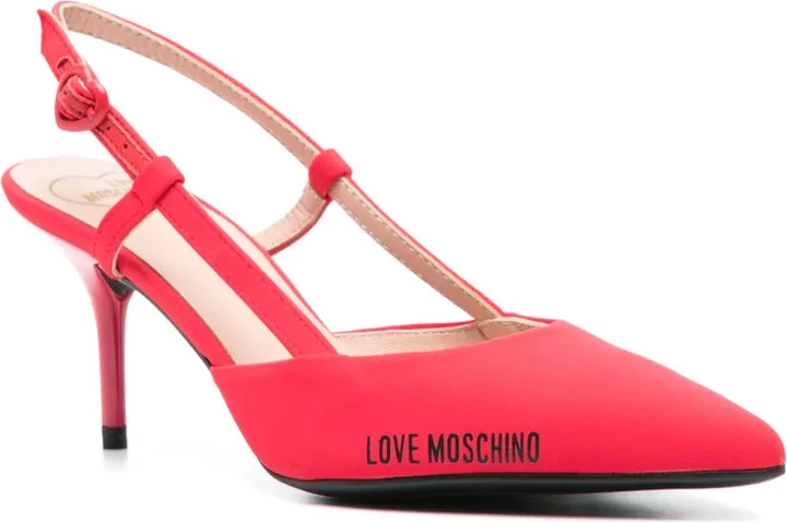 75mm Logo-Print Pumps - Image 2