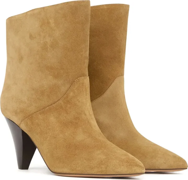 75mm Loline suede boots - Image 2