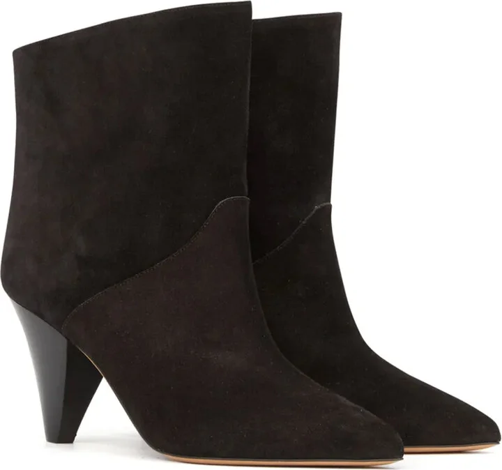 75mm Loline suede boots - Image 2