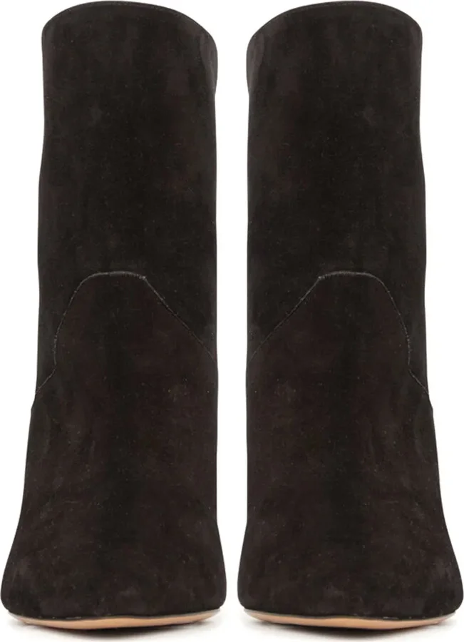 75mm Loline suede boots - Image 4