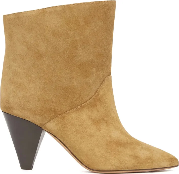 75mm Loline suede boots