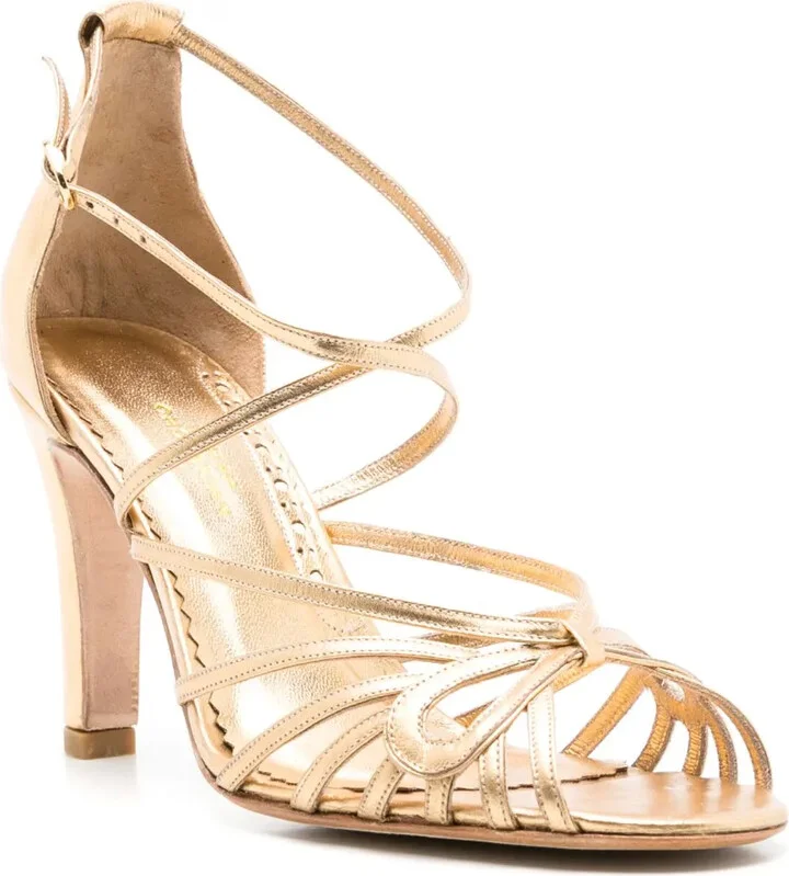 75mm Miuccia caged leather sandals - Image 2