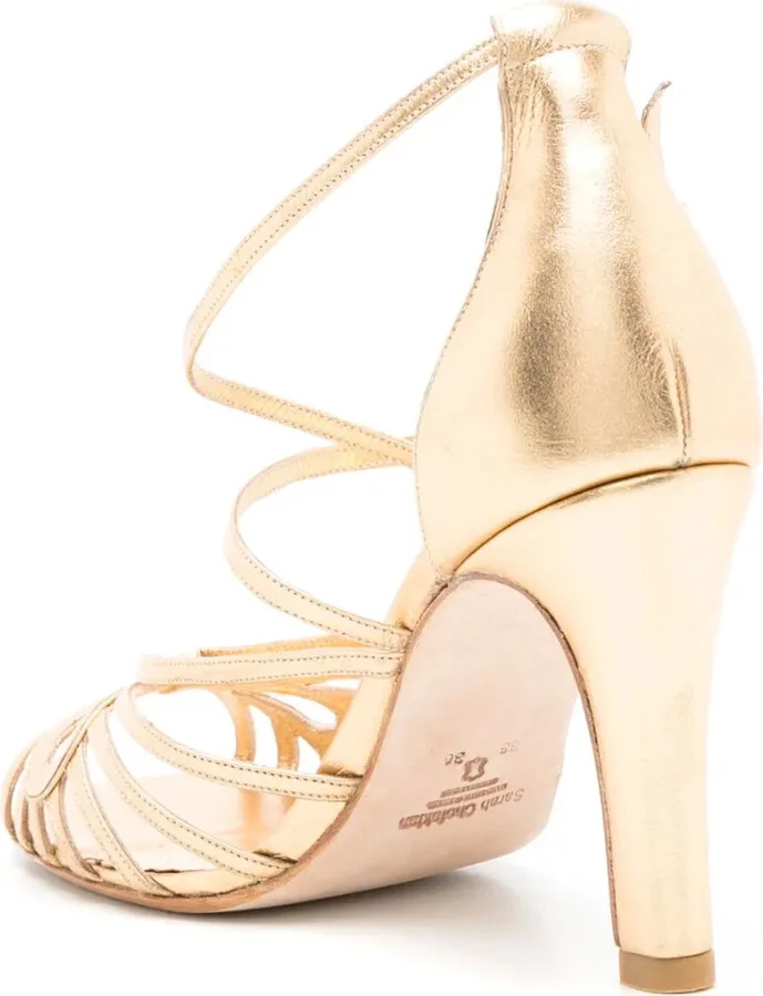 75mm Miuccia caged leather sandals - Image 3