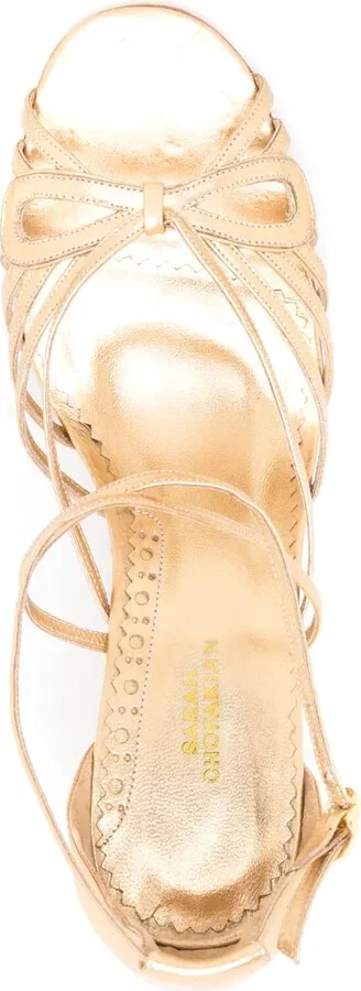 75mm Miuccia caged leather sandals - Image 4