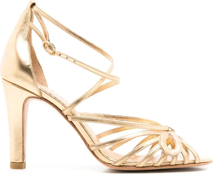 75mm Miuccia caged leather sandals