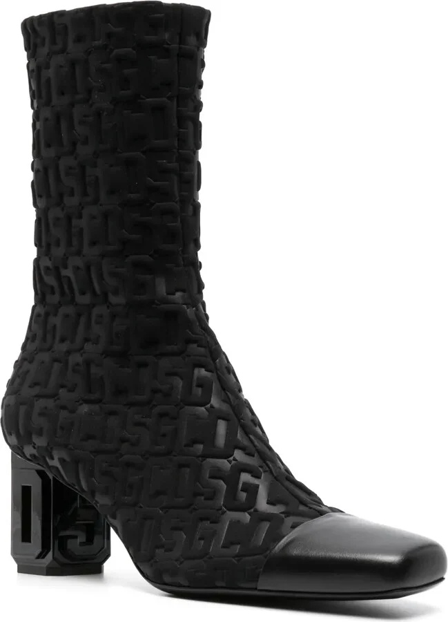 75mm Monogram-Pattern Ankle Boots - Image 2