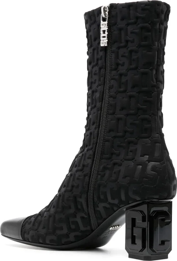 75mm Monogram-Pattern Ankle Boots - Image 3