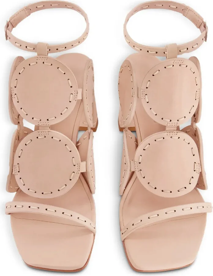 75mm New Moon circular-cutout sandals - Image 3