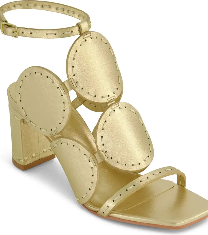 75mm New Moon circular-embellished sandals - Image 2
