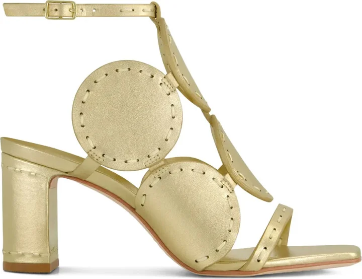 75mm New Moon circular-embellished sandals