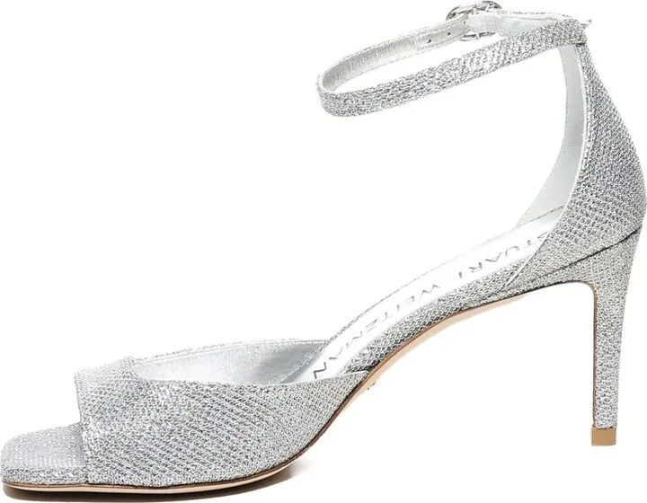 75mm Nudistia glitter square-toe sandals - Image 3
