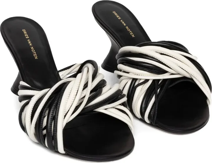 75mm Open-Toe Leather Sandals - Image 2