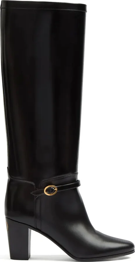 75mm Pattie leather boots