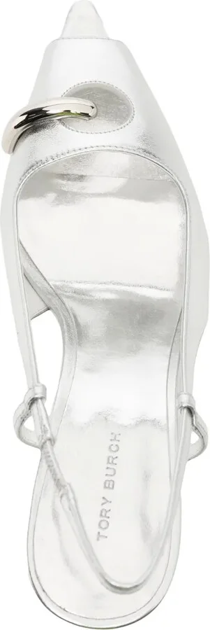 75mm Pierced Peep-Toe Pumps - Image 4