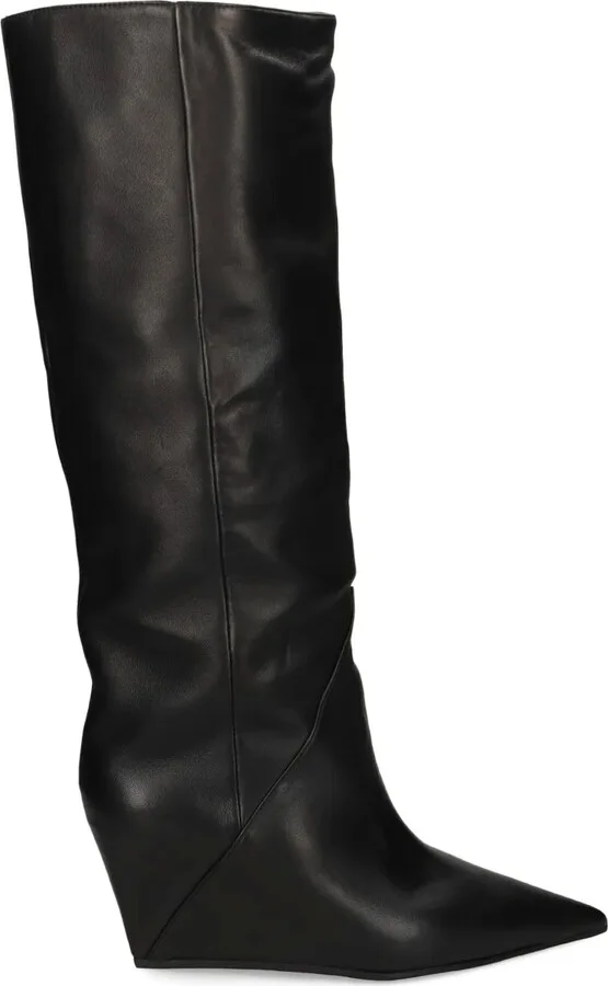 75mm Pointed-Toe Knee Boots