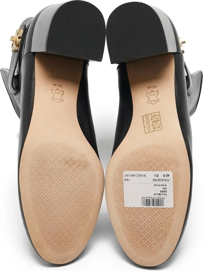 75mm Pre-Owned Block-Heeled Ankle Boots - Image 4