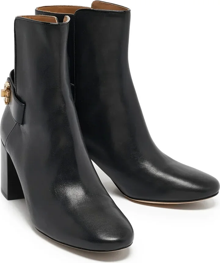 75mm Pre-Owned Block-Heeled Ankle Boots - Image 5