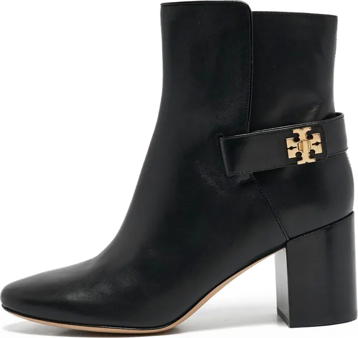 75mm Pre-Owned Block-Heeled Ankle Boots