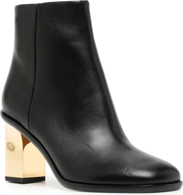 75mm Rebecca leather boots - Image 2