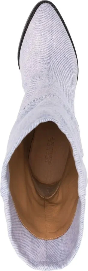 75mm Rouxa suede boots - Image 4