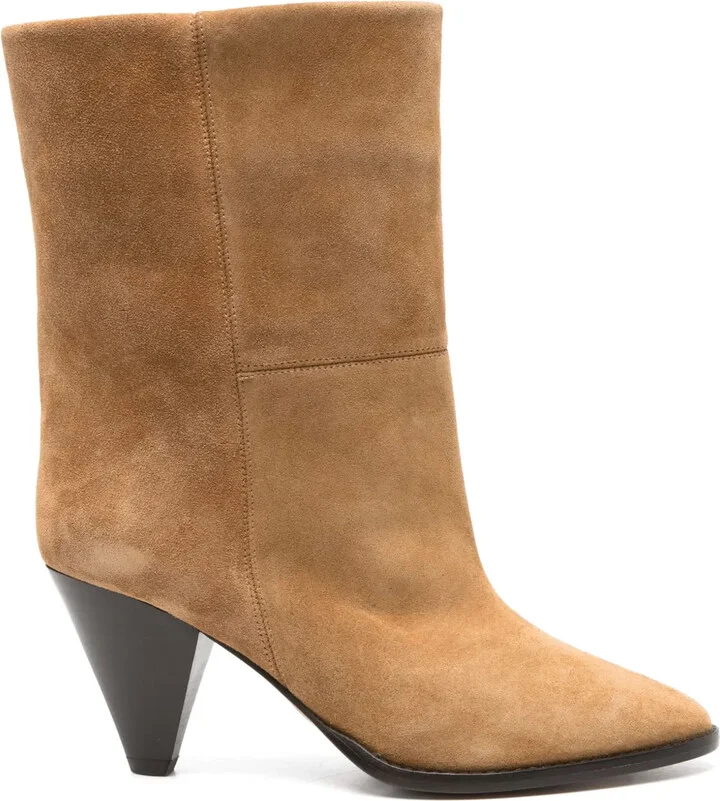 75mm Rouxa suede boots