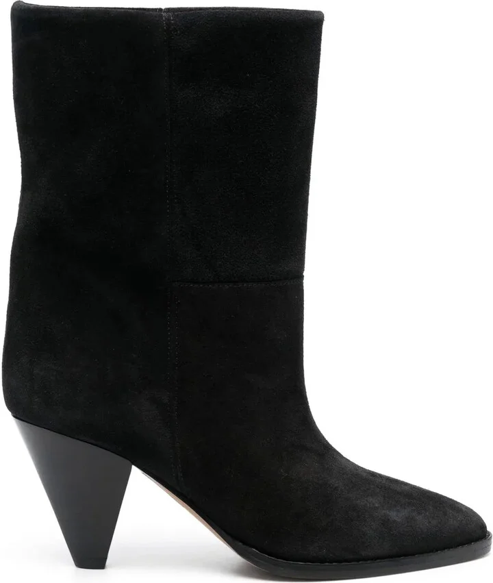 75mm Rouxa suede boots