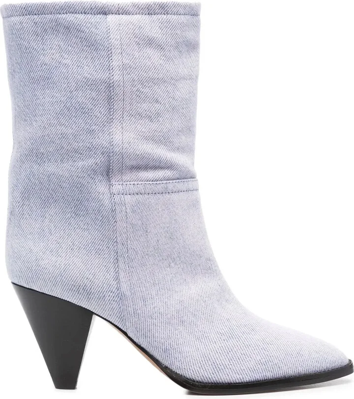 75mm Rouxa suede boots