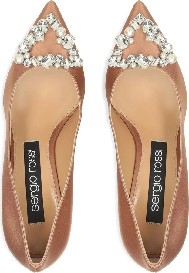 75mm Satin-Finish Pumps - Image 4